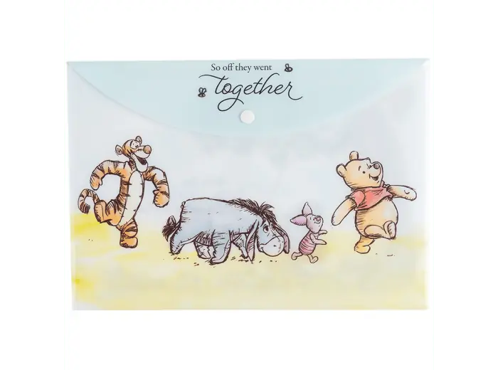 Sobre con botón Winnie Pooh Mooving A4