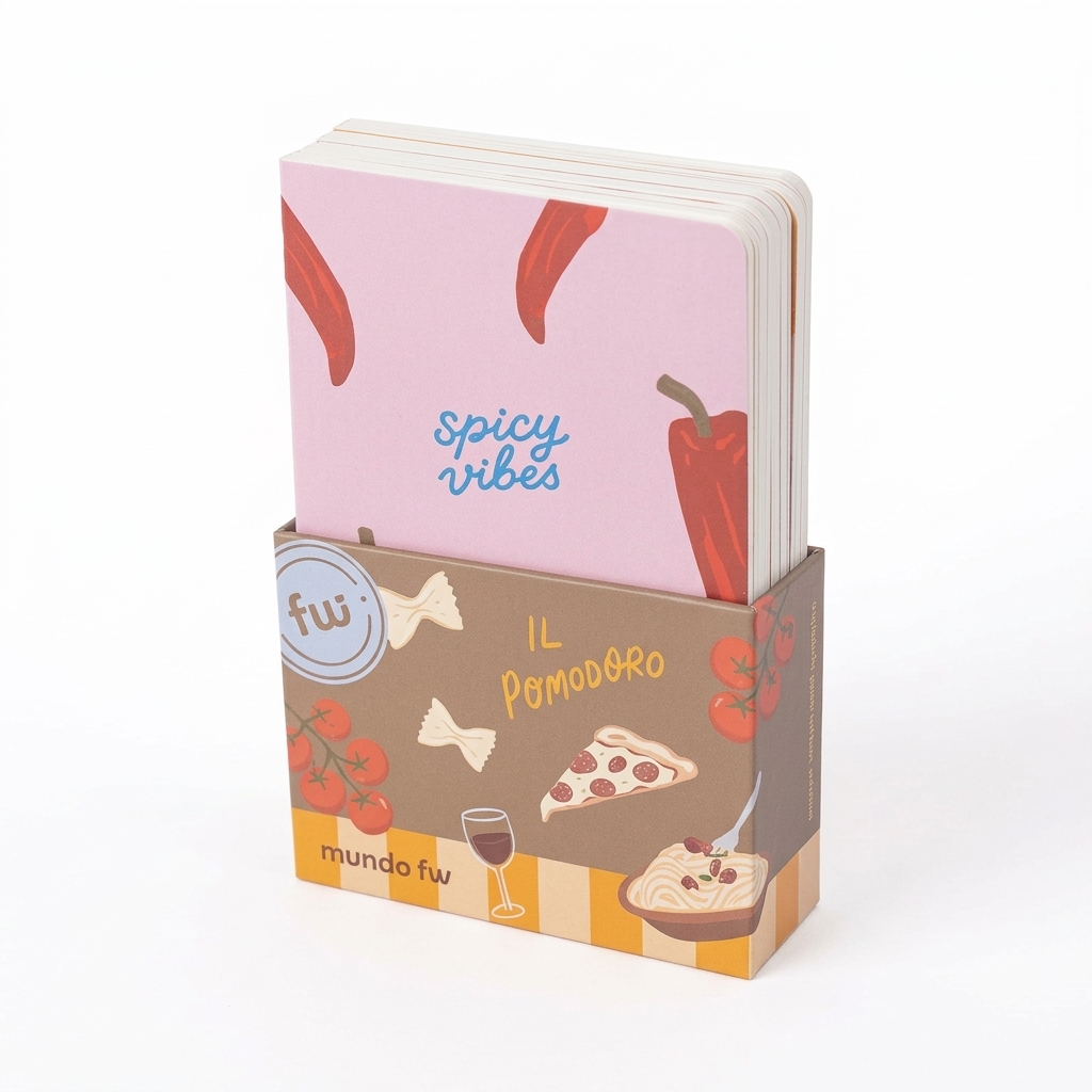 Set x6 Mini Cuadernos IL Pomodoro FW