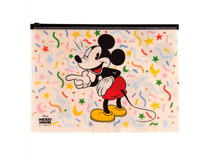 Sobre con cierre zip Mickey Mouse Mooving A4