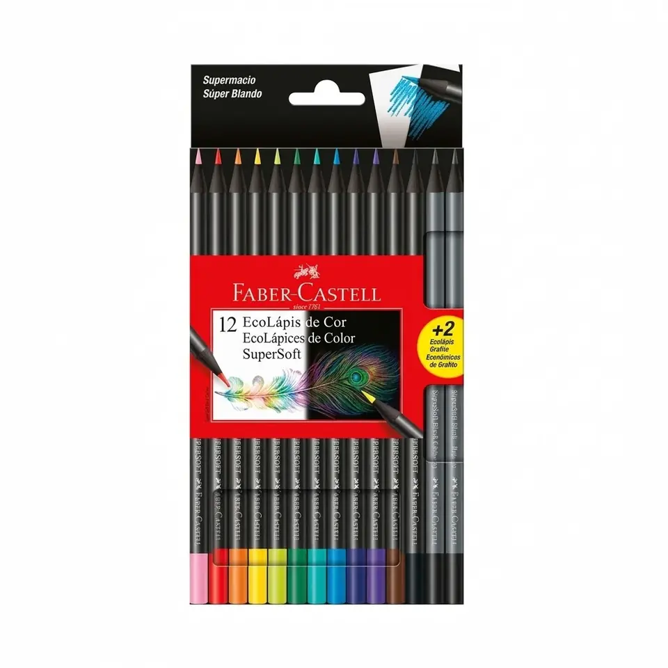 Lápices Supersoft x12 Faber-Castell