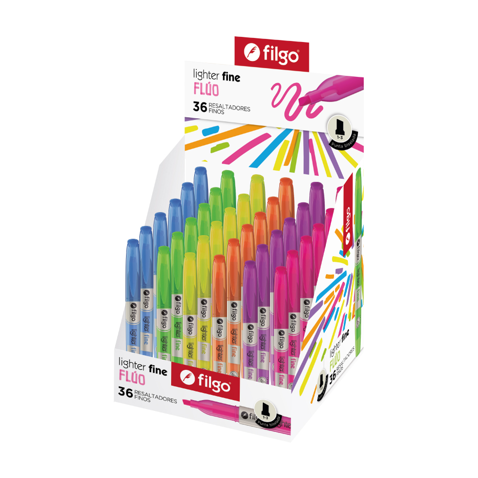 Resaltador fino Lighter Fine FLUO
