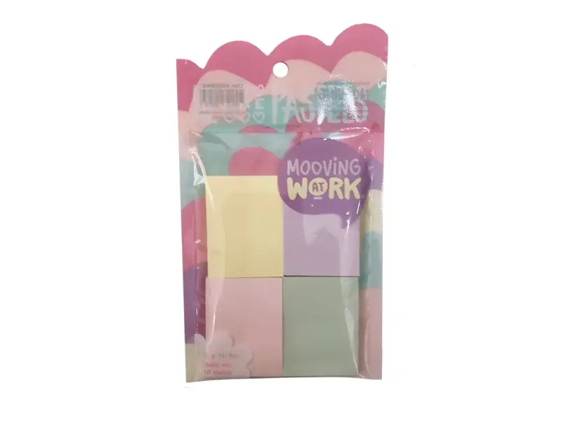 Notas Adhesivas MAW Mooving x4 Pastel