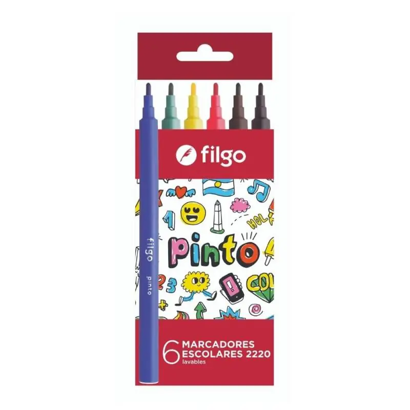 Marcadores Clásicos x6 Filgo