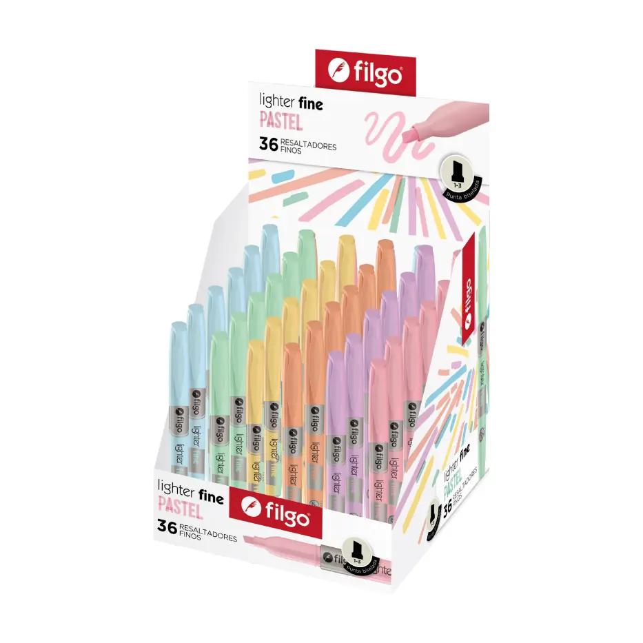 Resaltador fino Lighter Fine - PASTEL