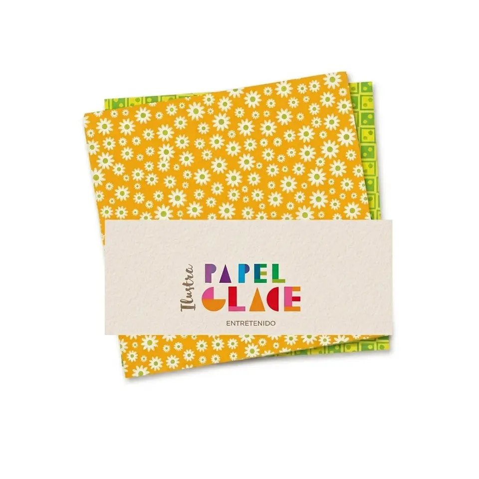 Papel glasé entretenido