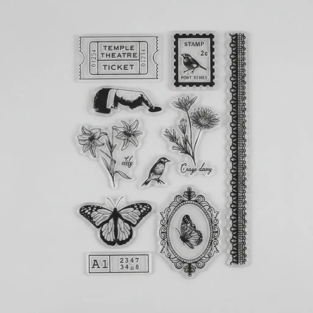 Set de Sellos Vintage Ibi Craft