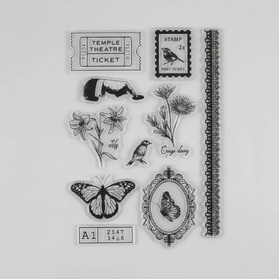 Set de Sellos Vintage Ibi Craft