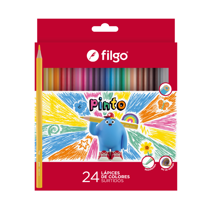 Lápices de color Filgo Pinto X24