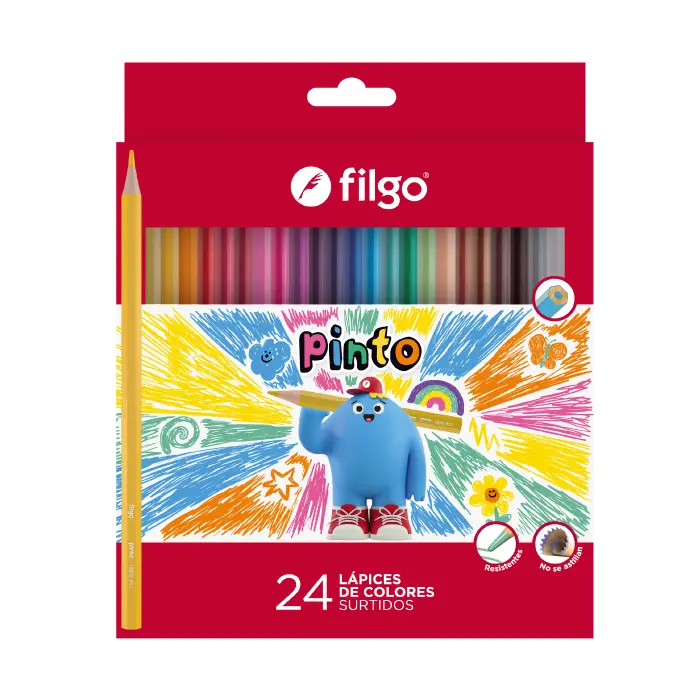 Lápices de color Filgo Pinto X24