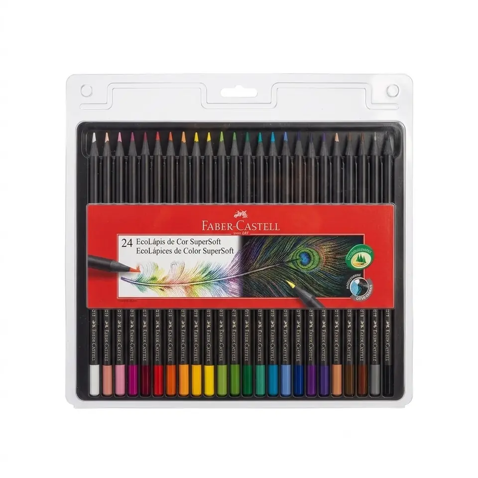 Lapices Supersoft x24 Faber-Castell