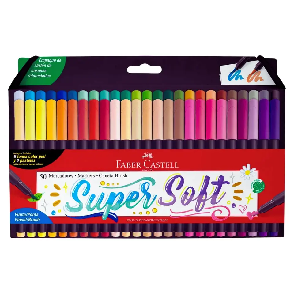 Lapices Supersoft x50 Faber-Castell