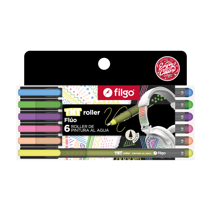 Boligrafo TNT Roller Fluo x6 Filgo
