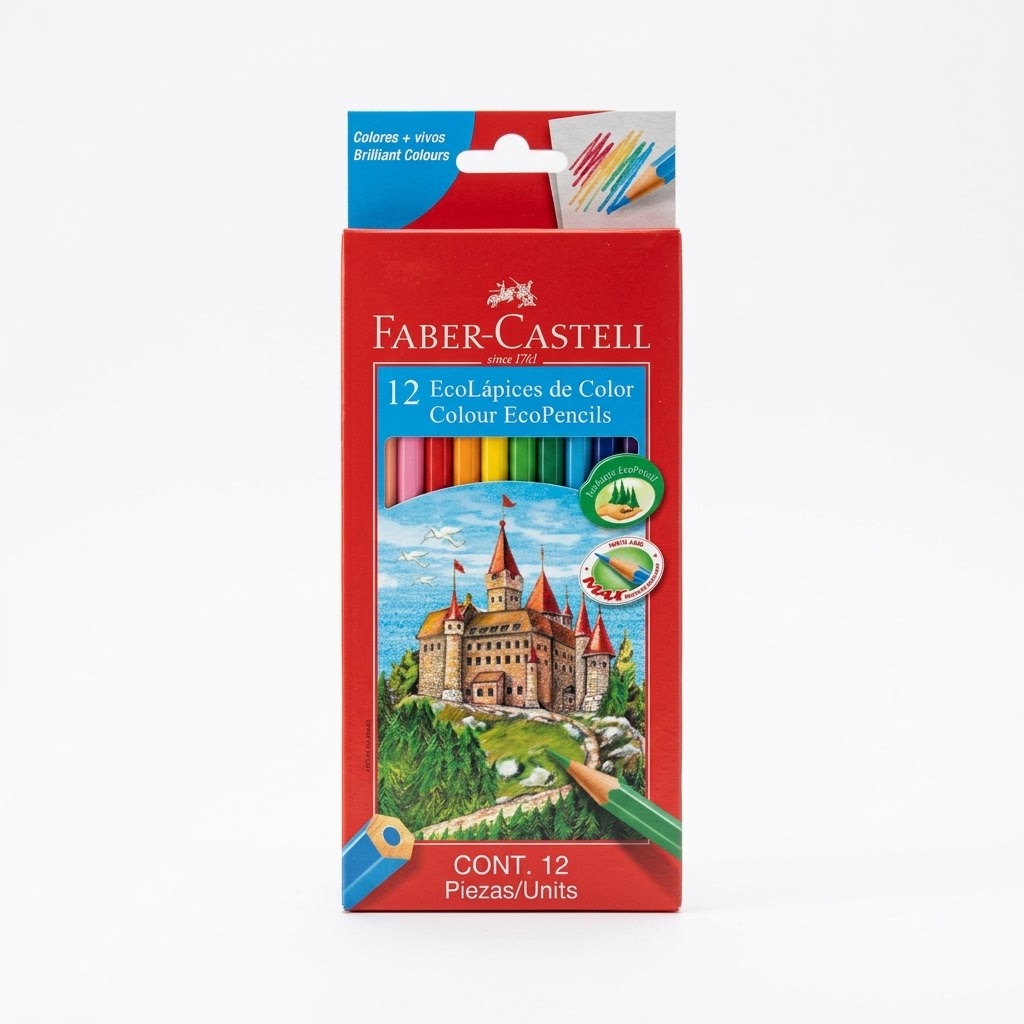 Lápices de Color Faber-Castell EcoLápices x12