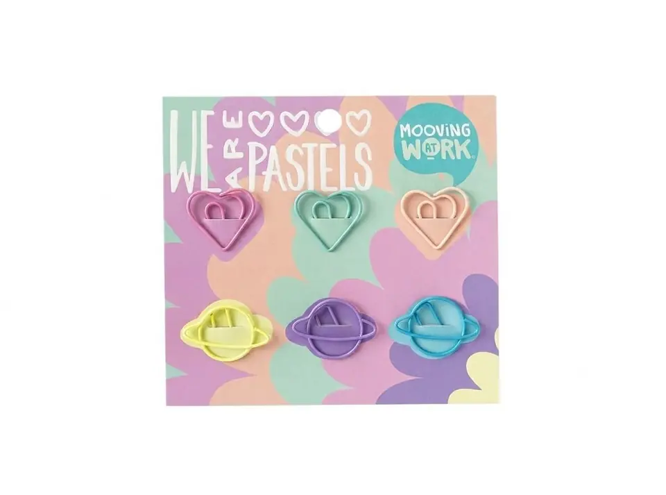 Clips Metálicos MAW Mooving Pastel x6