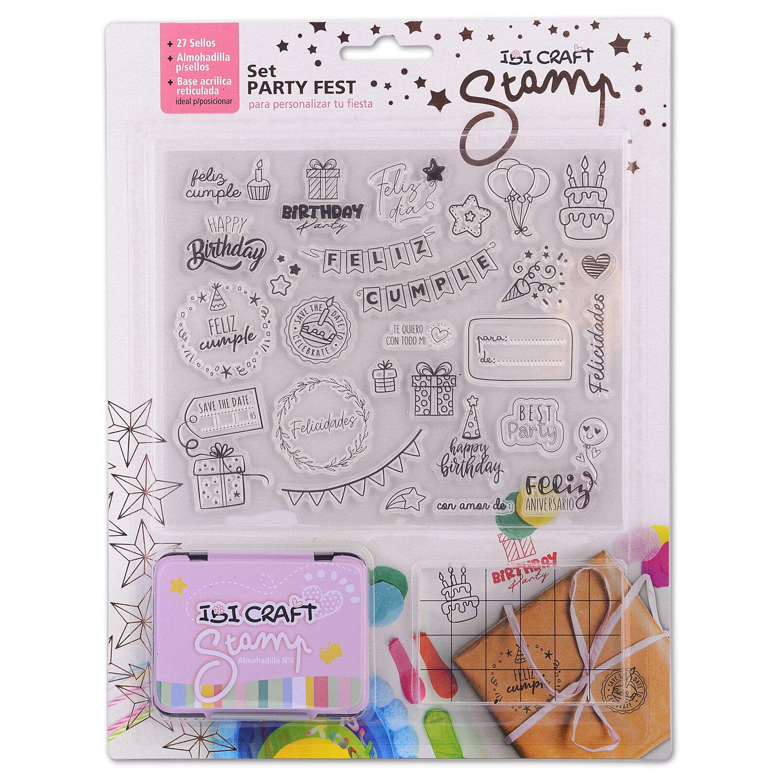 Set de Sellos Party Ibi Craft