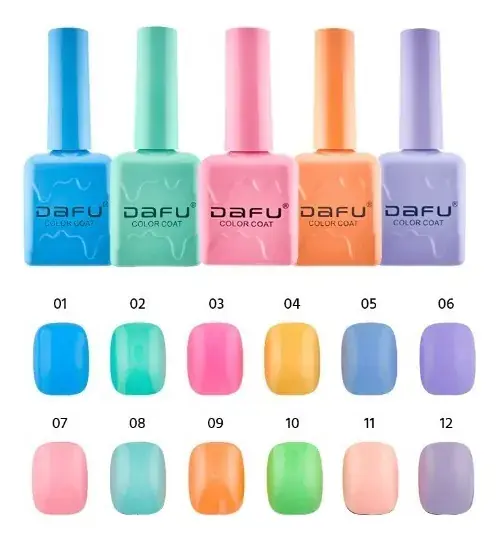 ESMALTE SEMI -COLECCIÓN PASTEL - DAFU 10ML