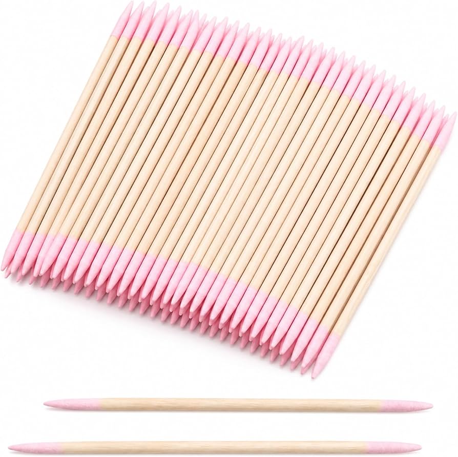 PALITOS COL ALGODÓN ROSA - 100 UNIDADES