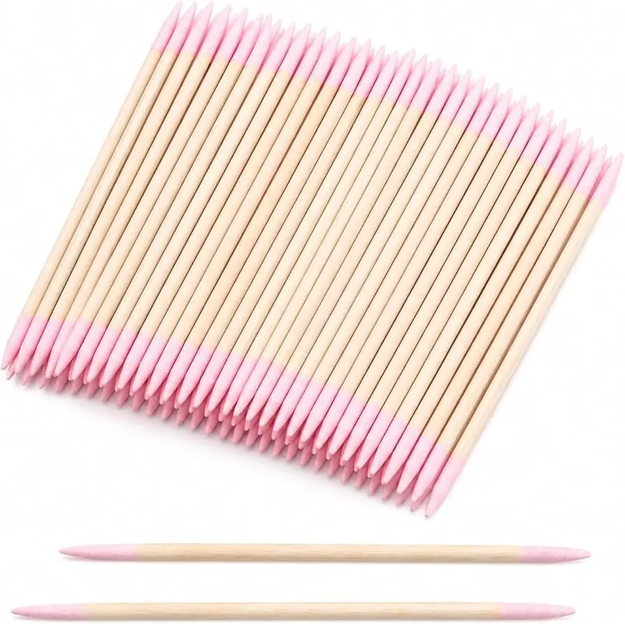 PALITOS COL ALGODÓN ROSA - 100 UNIDADES