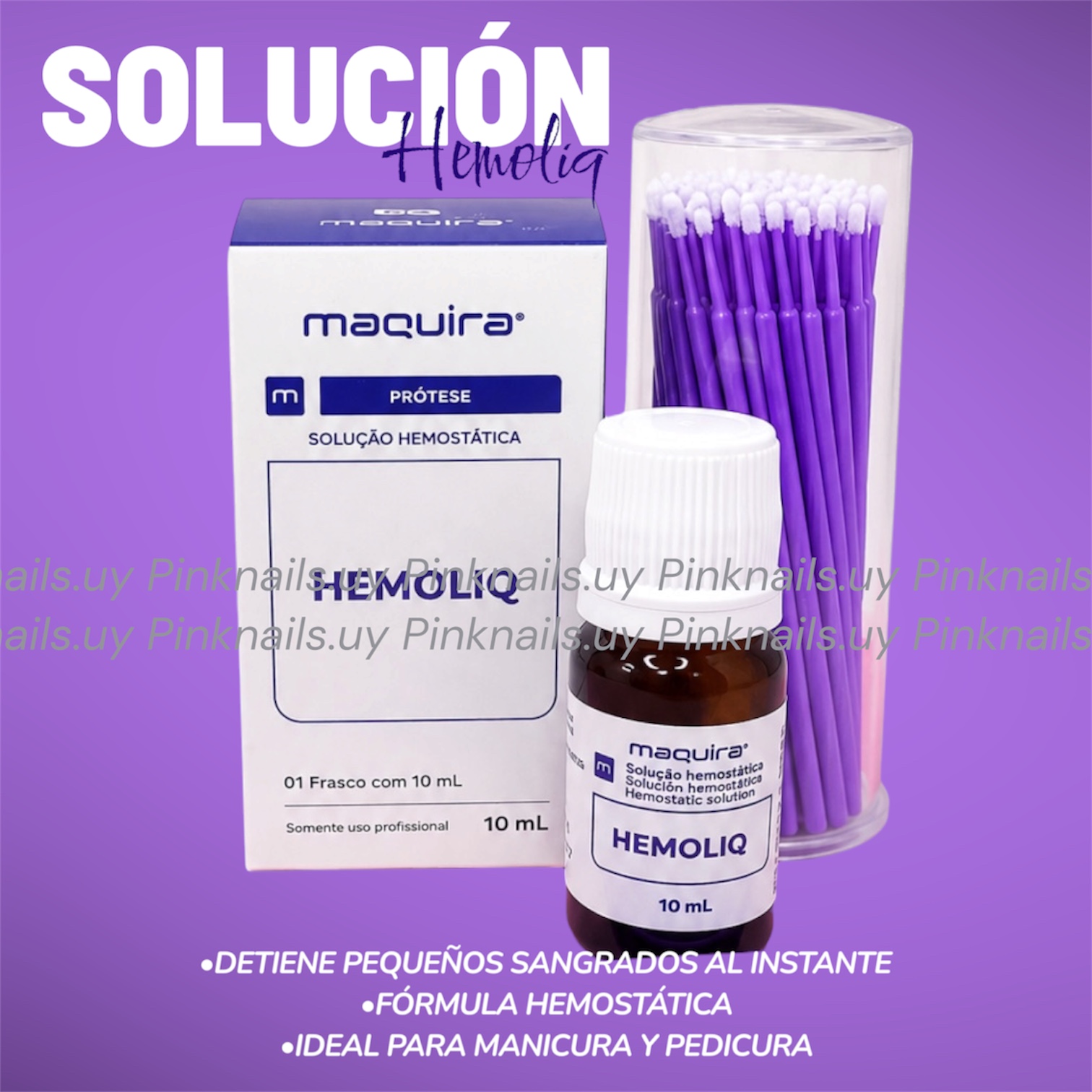 SOLUCIÓN HEMOSTÁTICA - HEMOLIQ 10ML