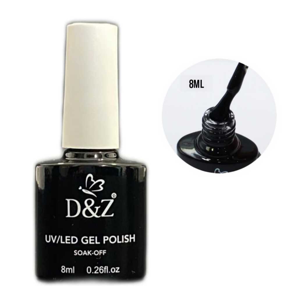 ESMALTE SEMI BLACK 8ML - D&Z