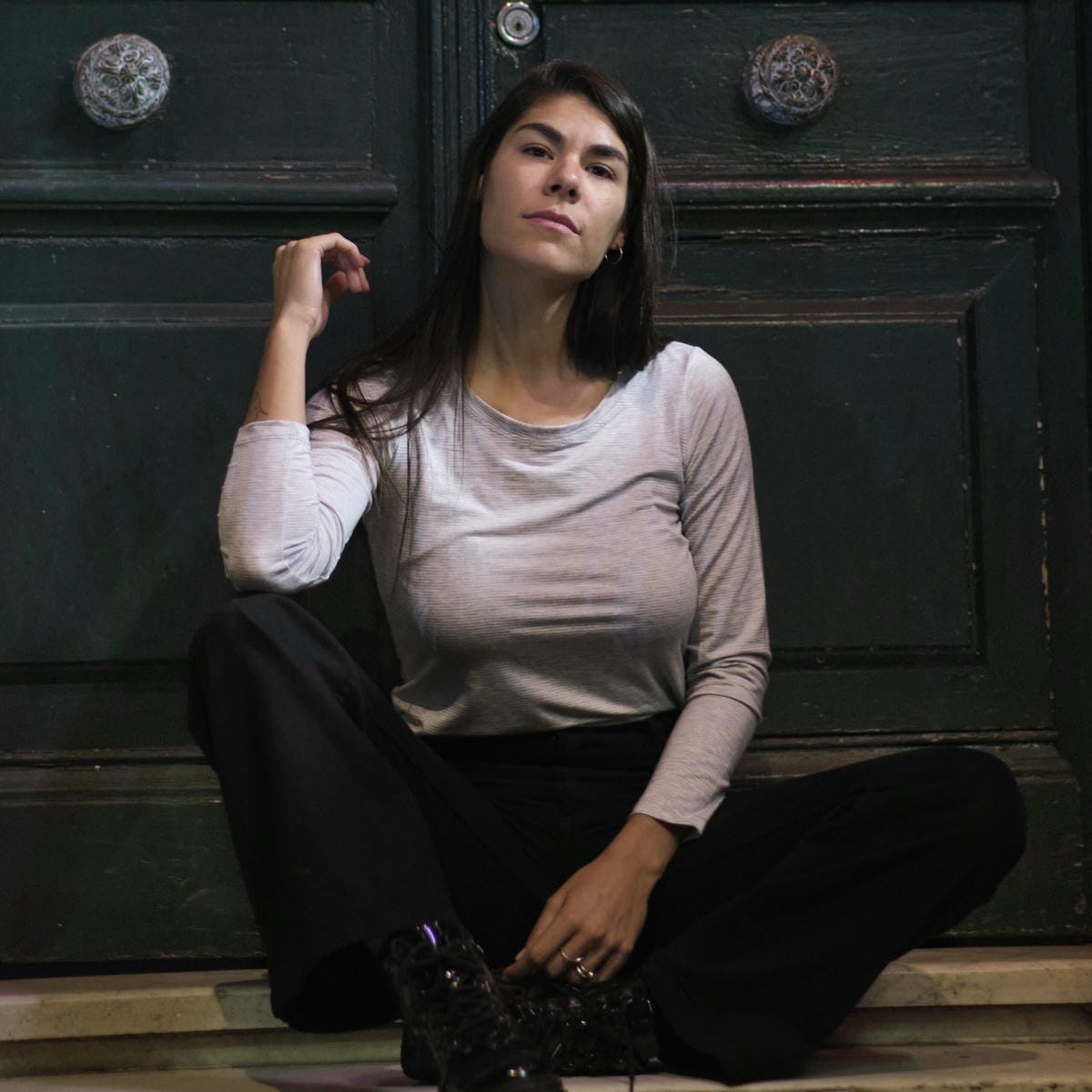 Remera Zoe gris