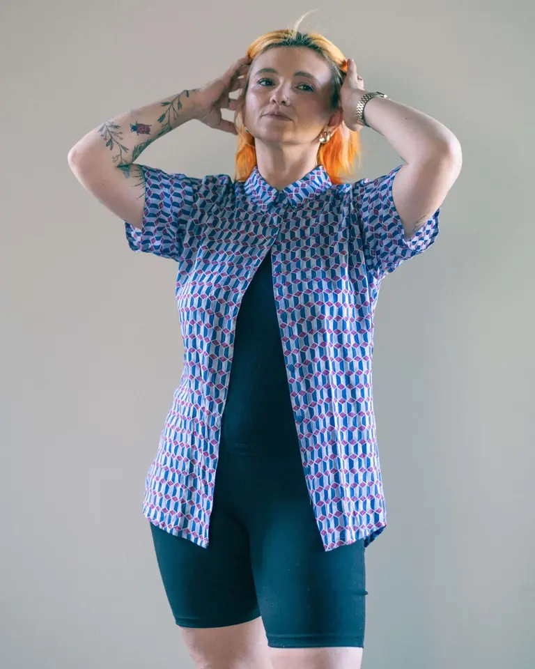 Camisa Moreré estampa Rombos