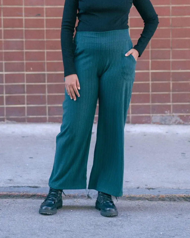 Pantalón Loto verde oscuro