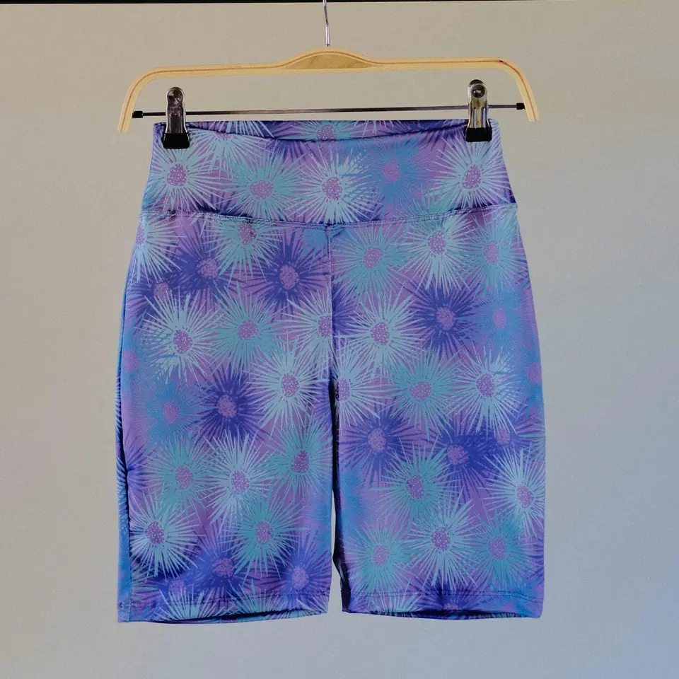 Biker estampada violeta