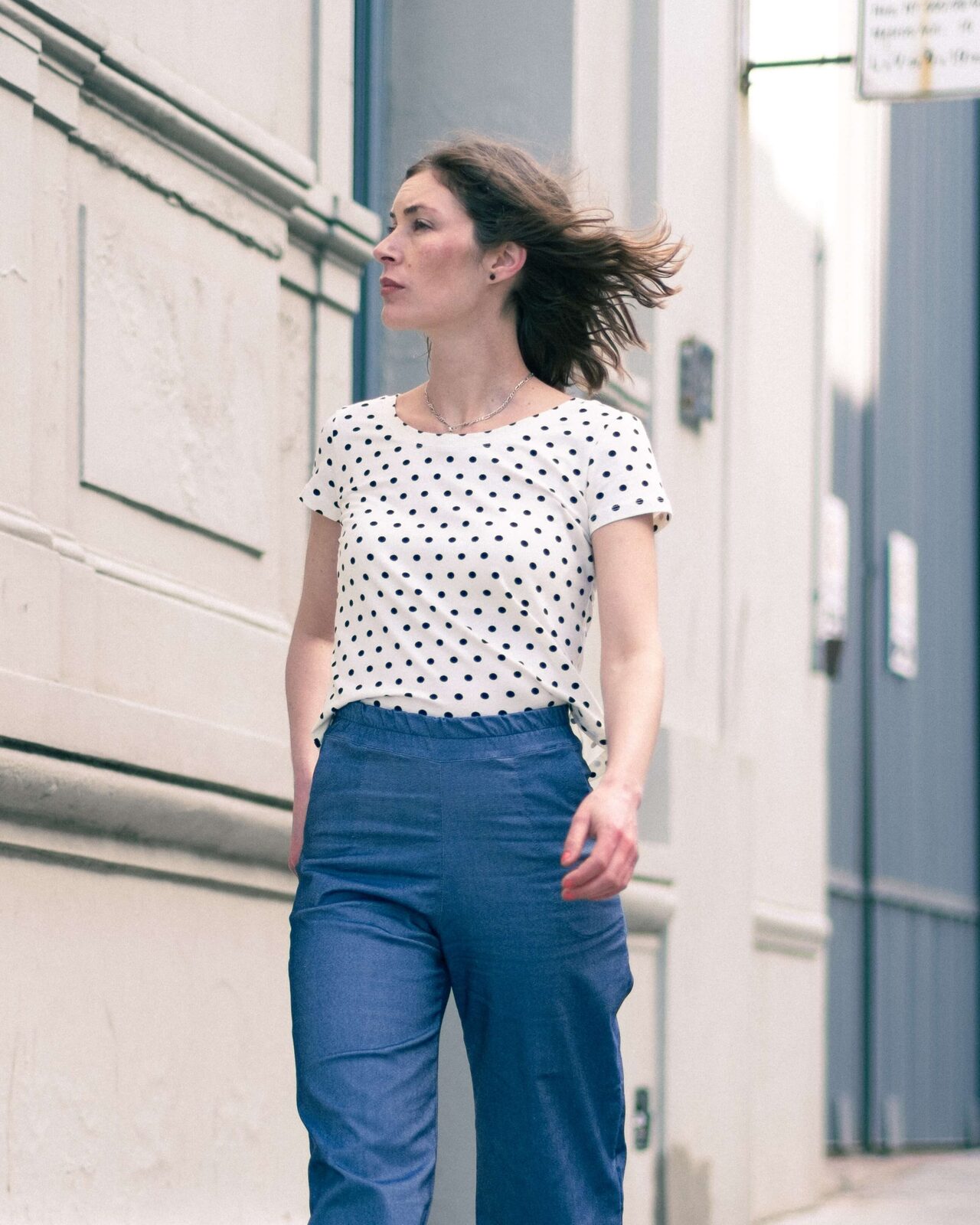 Remera Alma lunares