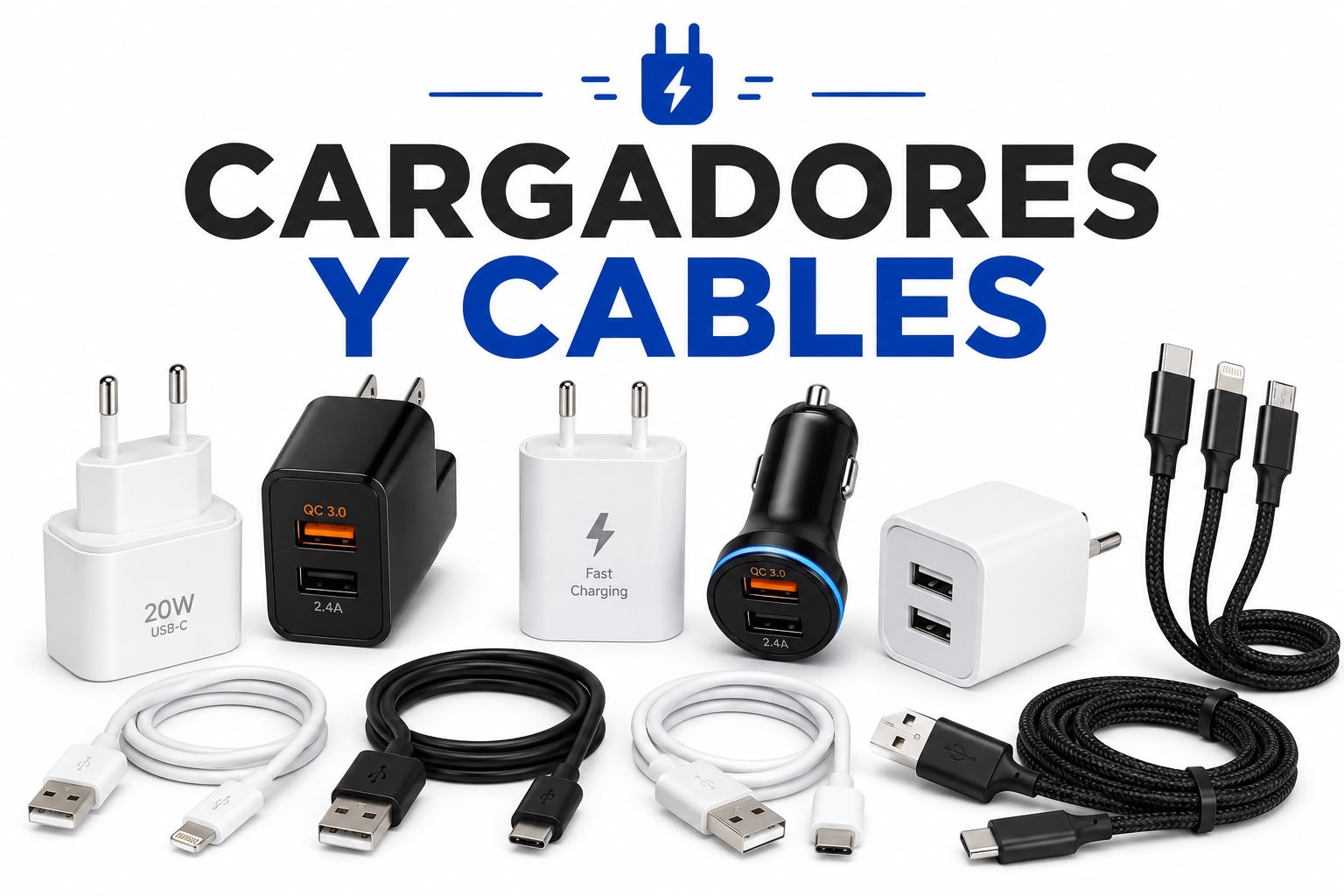 CARGADORES Y CABLES