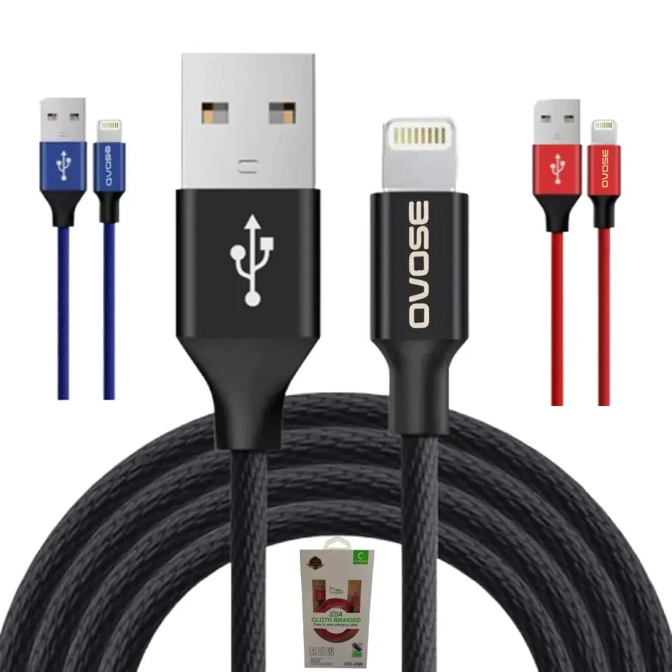 Cable USB A Iphone 1.5 MT/3A/Carga rapida