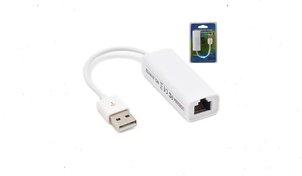 Adaptador USB 2.0 Ethernet Rj45 Red 100Mbps