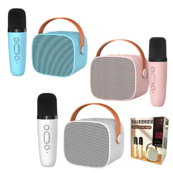 Parlante Bluetooth Karaoke Con Micrófono K1 / MicroSD / AUX 3.5MM