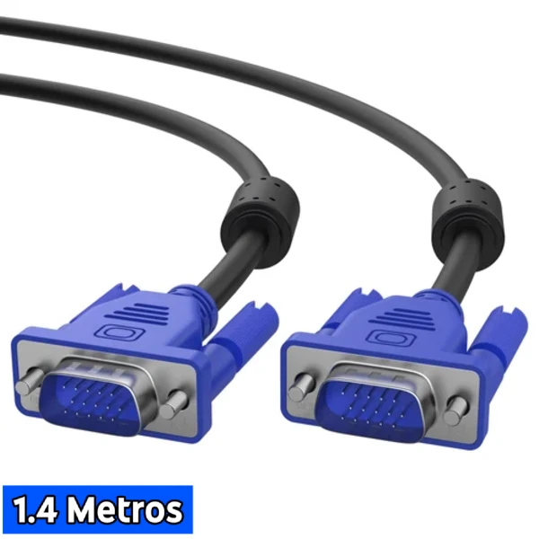 Cable VGA Macho A Macho/1.4 MT/Acero Revestido de Cobre