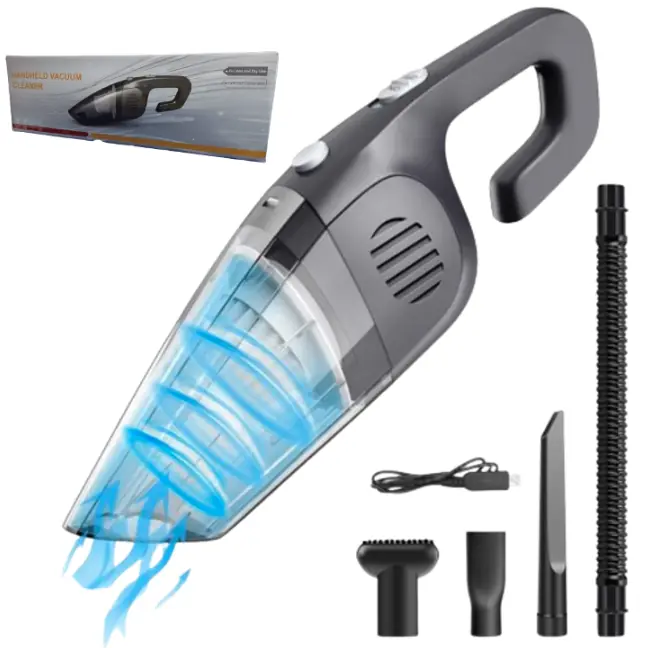 Aspiradora Portatil Para Auto Inalambrica Recargable 120W 30000