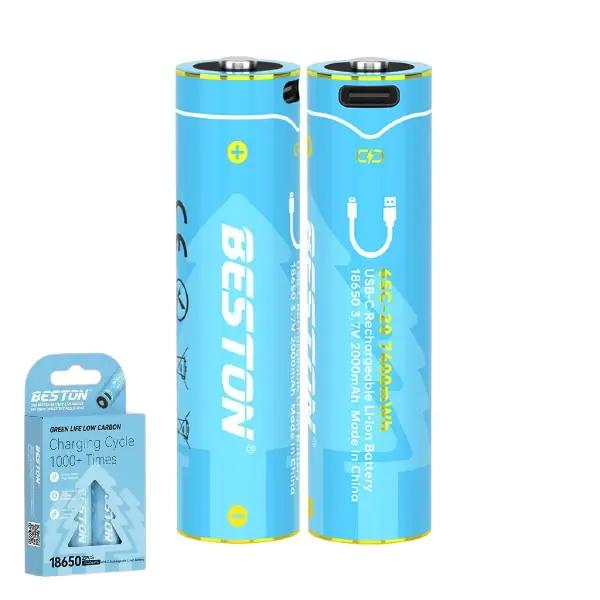 Pack 2 Pilas Bateria 65C 3.6v Recargables/2000 mAh