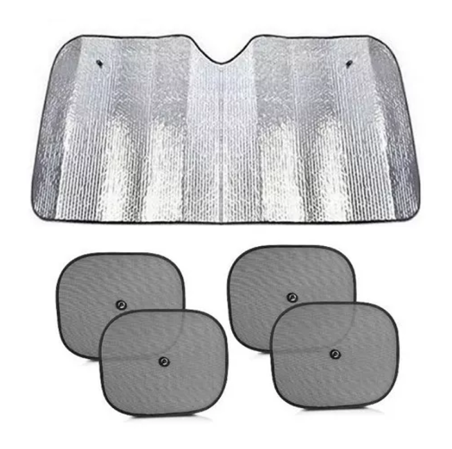 Set De Protectores Del Sol Para Tablero+4 Parasol Laterales