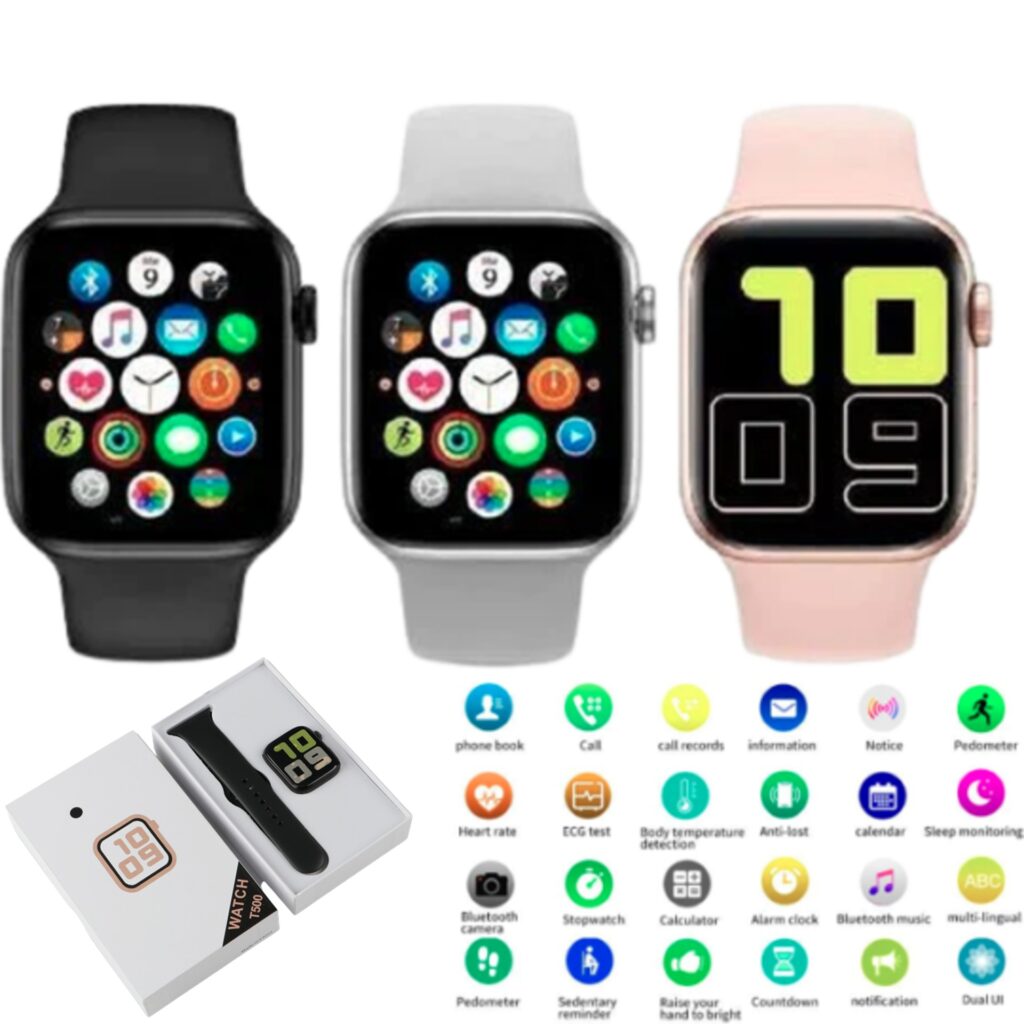 Reloj Inteligente Smartwatch Fitness T500/Pantalla 1.8"