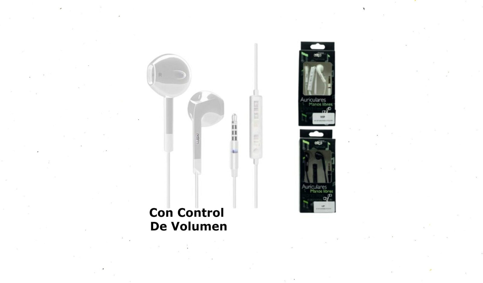 Auriculares Manos Libres Vip Premium Universal Estilo iPhone 3,5mm