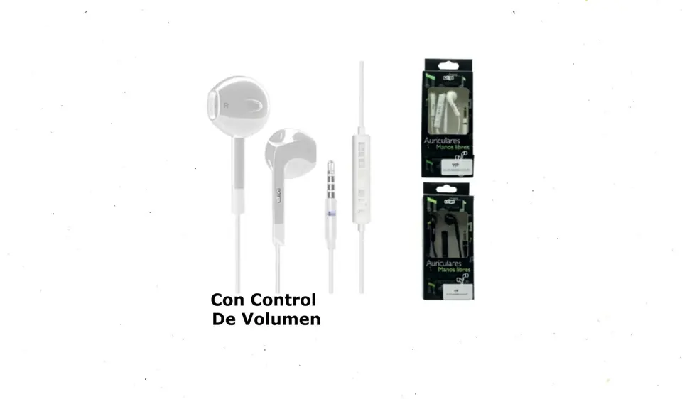 Auriculares Manos Libres Vip Premium Universal Estilo iPhone 3,5mm