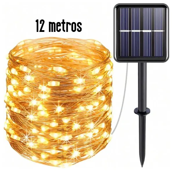 Guia Guirnalda Luces Jardin 100 Leds 12MT