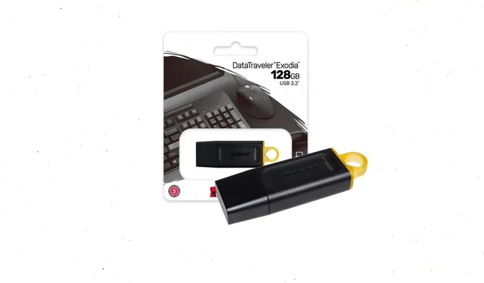Pendrive Kingston 128gb datatraveler exodia usb 3.2