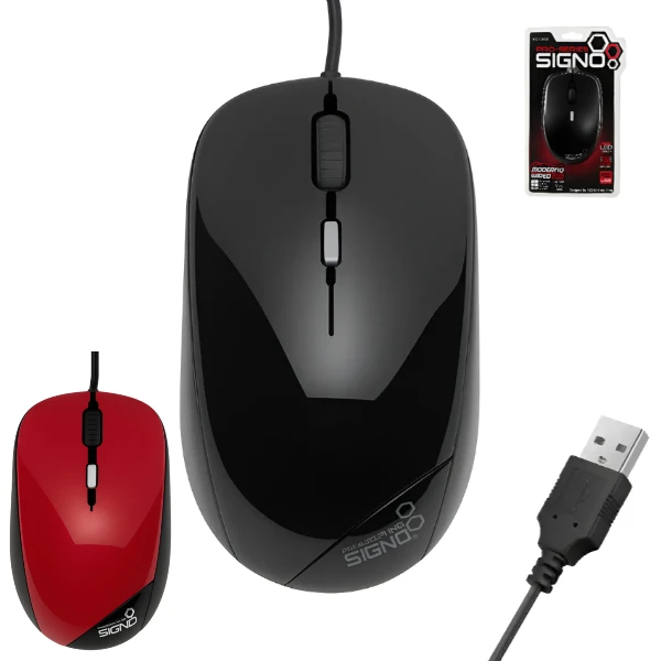 Mouse Cableado USB/SIGNO/7 Led