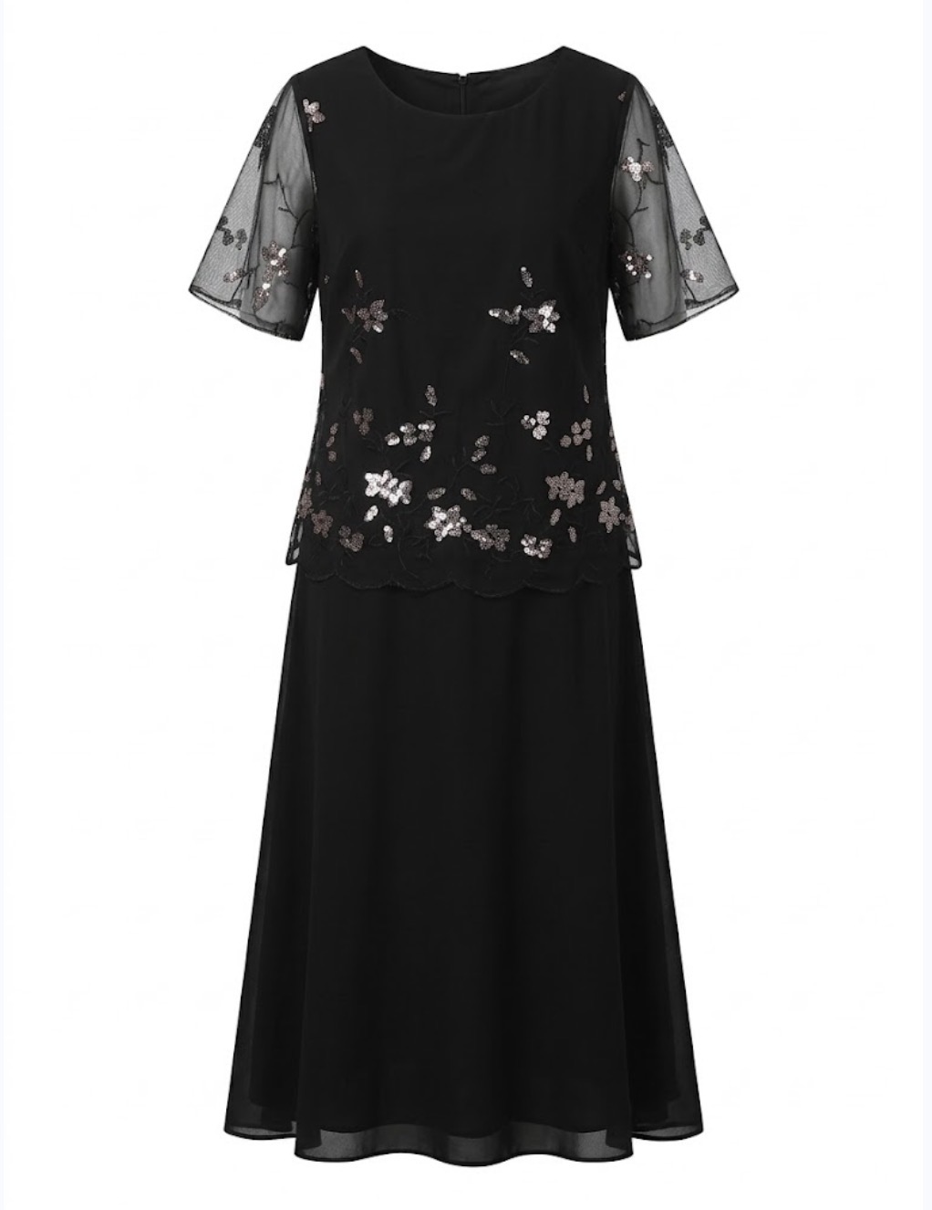 Vestido con lentejuelas talle L