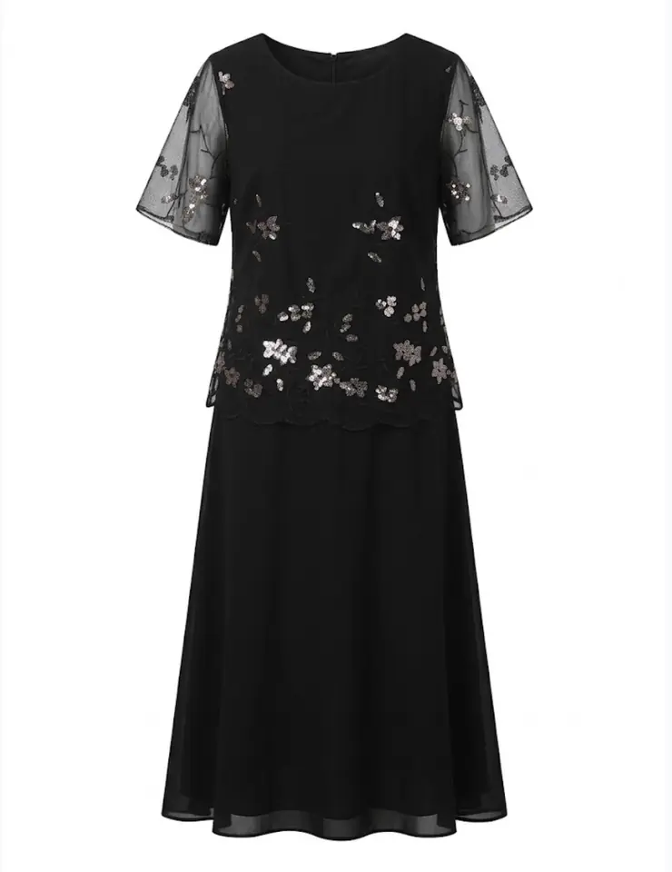 Vestido con lentejuelas talle L