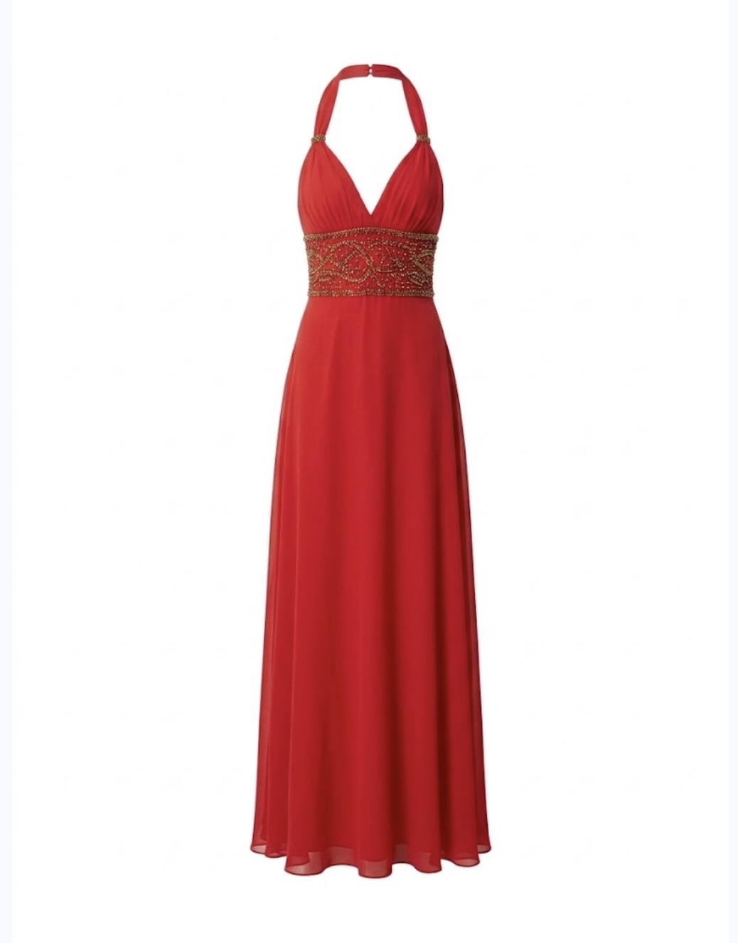 Vestido rojo talle S