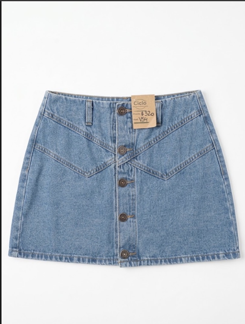 Pollera Jean PIECE OF CAKE talle XS