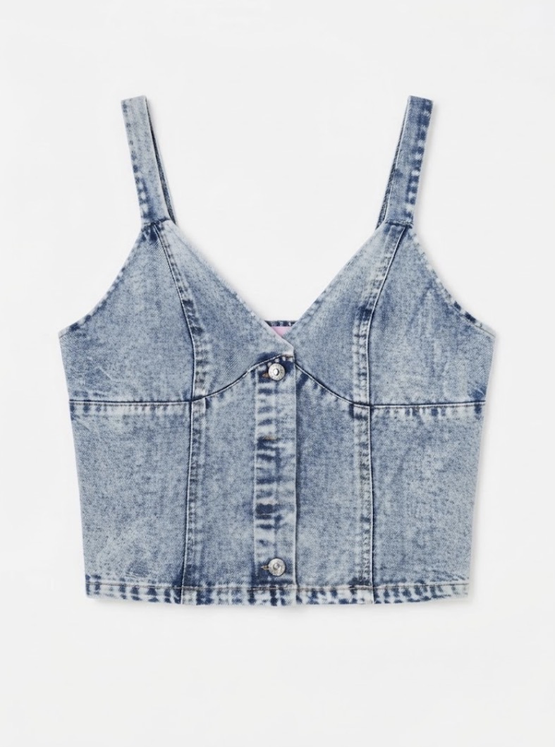Chaleco Jean D & M talle S