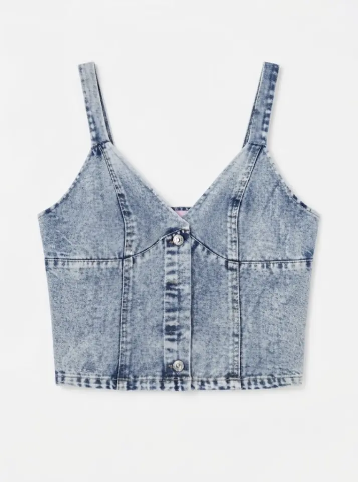 Chaleco Jean D & M talle S