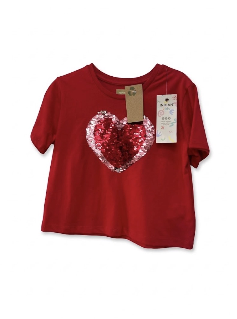 Buzo con lentejuelas INDIAN KIDS talle 7-8